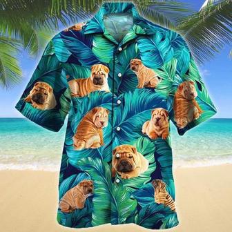 Shar Pei Dog Lovers Hawaiian Style For Summer All Printed Hawaiian Shirt, Farm Hawaiian Shirt, Farmer Hawaii | Newhawaiianshirts AU