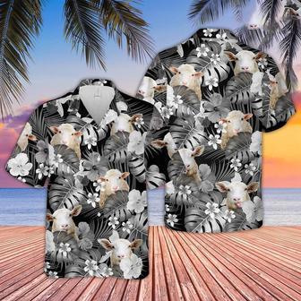 Sheep Grey Hawaiian Shirt, Farm Hawaiian Shirt, Farmer Hawaii | Newhawaiianshirts AU