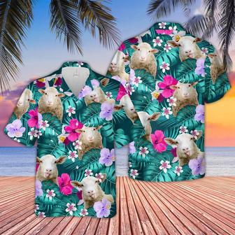 Sheep Tropical Style Hawaiian Shirt, Farm Hawaiian Shirt, Farmer Hawaii | Newhawaiianshirts AU