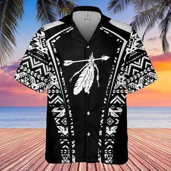 Soar With The Feather On The Shirt Native American Hawaiian Shirt, America Shirt, Native American Hawaiian Shirt | Newhawaiianshirts AU