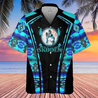 Support Native American Communities Native American Horse Hawaiian Shirt, Native America Shirt | Newhawaiianshirts AU