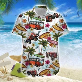 Tractor Hawaiian Theme 2 Hawaiian Shirt, Farm Hawaiian Shirt, Farmer Hawaii | Newhawaiianshirts AU