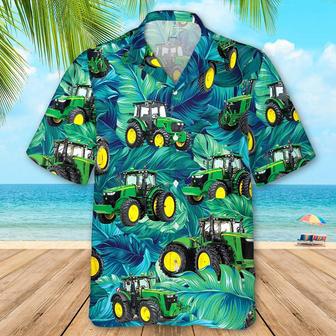 Tractor Hawaiian Theme Hawaiian Shirt, Farm Hawaiian Shirt, Farmer Hawaii | Newhawaiianshirts AU