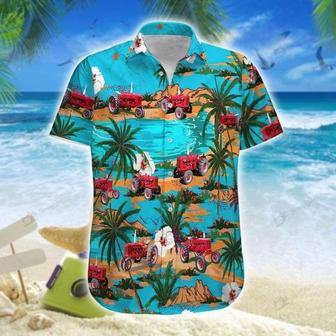 Tractor On The Beach Hawaiian Shirt, Farm Hawaiian Shirt, Farmer Hawaii | Newhawaiianshirts AU