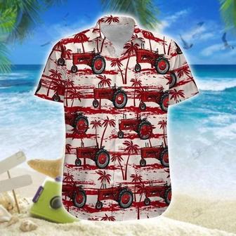 Tractor Red 2 Hawaiian Shirt, Farm Hawaiian Shirt, Farmer Hawaii | Newhawaiianshirts AU