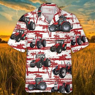 Tractor Red 3 Hawaiian Shirt, Farm Hawaiian Shirt, Farmer Hawaii | Newhawaiianshirts AU