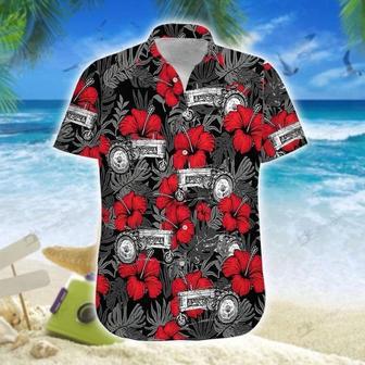 Tractor Red Hibiscus Hawaiian Shirt, Farm Hawaiian Shirt, Farmer Hawaii | Newhawaiianshirts AU