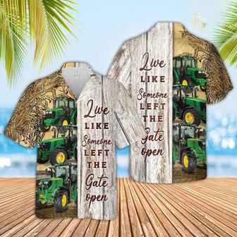 Tractor Woods Pattern Hawaiian Shirt, Farm Hawaiian Shirt, Farmer Hawaii | Newhawaiianshirts AU