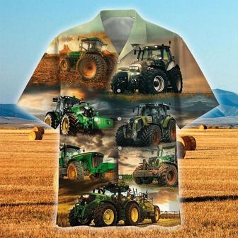 Tractors Pictures Hawaiian Shirt, Farm Hawaiian Shirt, Farmer Hawaii | Newhawaiianshirts AU