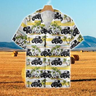 Tractors Tropical Land All Over Printed Hawaiian Shirt, Farm Hawaiian Shirt, Farmer Hawaii | Newhawaiianshirts