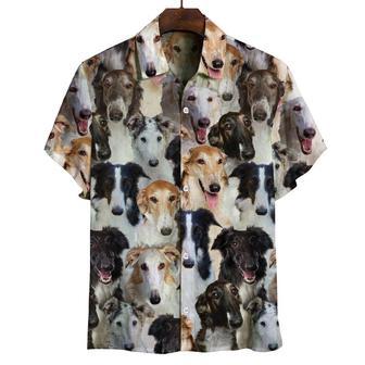 You Will Have A Bunch Of Borzois All Over Printed Hawaiian Shirt, Farm Hawaiian Shirt, Farmer Hawaii | Newhawaiianshirts AU