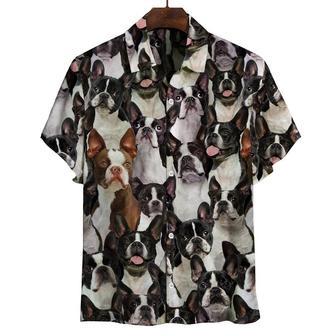 You Will Have A Bunch Of Boston Terriers All Over Printed Hawaiian Shirt, Farm Hawaiian Shirt, Farmer Hawaii | Newhawaiianshirts