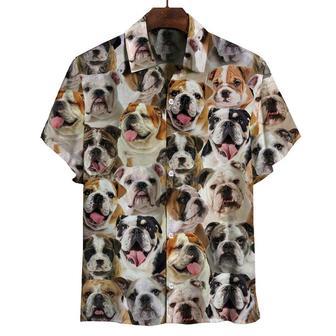 You Will Have A Bunch Of English Bulldogs All Over Printed Hawaiian Shirt, Farm Hawaiian Shirt, Farmer Hawaii | Newhawaiianshirts AU