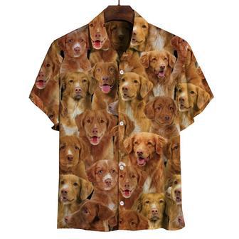 You Will Have A Bunch Of Nova Scotia Duck Tolling Retrievers All Over Printed Hawaiian Shirt, Farm Hawaiian Shirt, Farmer Hawaii | Newhawaiianshirts DE