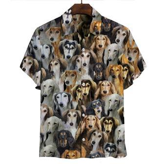 You Will Have A Bunch Of Salukies All Over Printed Hawaiian Shirt, Farm Hawaiian Shirt, Farmer Hawaii | Newhawaiianshirts AU