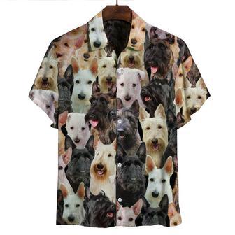 You Will Have A Bunch Of Scottish Terriers All Over Printed Hawaiian Shirt, Farm Hawaiian Shirt, Farmer Hawaii | Newhawaiianshirts CA