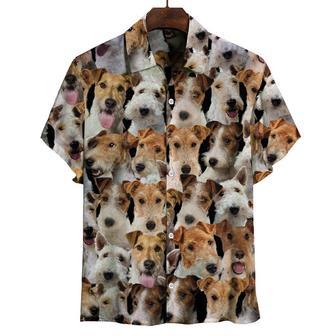 You Will Have A Bunch Of Wire Fox Terriers All Over Printed Hawaiian Shirt, Farm Hawaiian Shirt, Farmer Hawaii | Newhawaiianshirts UK