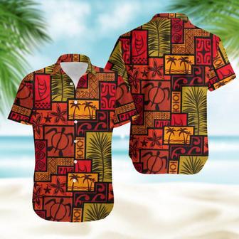 African Pattern Turtle Tropical Hawaiian Aloha Shirts | Newhawaiianshirts