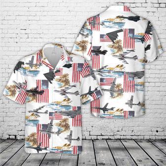 Air Force Hawaiian Shirt, Us Air Force Strategic Airplane Bombers Hawaiian Shirt, Air Force Aloha Shirt | Newhawaiianshirts UK