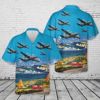 Air Force Hawaiian Shirt, Us Air Force Airlift Squadron Lockheed Hercules Hawaiian Shirt, Air Force Aloha Shirt | Newhawaiianshirts UK