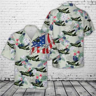 Air Force Hawaiian Shirt, Us Air Force Lockheed Combat Talon I Sos In Flight 1980 Hawaiian Shirt, Air Force Aloha Shirt | Newhawaiianshirts AU