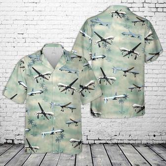 Air Force Hawaiian Shirt, Us Air Force General Atomics Predator Hawaiian Shirt, Air Force Aloha Shirt | Newhawaiianshirts DE