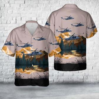 Air Force Hawaiian Shirt, Us Air Force Sikorsky Pave Low Iii Hawaiian Shirt, Air Force Aloha Shirt | Newhawaiianshirts