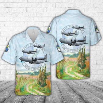 Air Force Hawaiian Shirt, Us Air Force Airlift Squadron Lockheed Hercules Hawaiian Shirt, Air Force Aloha Shirt | Newhawaiianshirts AU