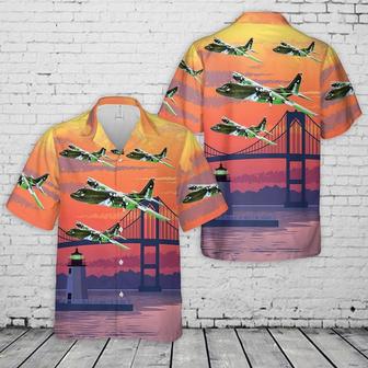 Air Force Hawaiian Shirt, Us Air Force Airlift Squadron Rhode Island Air National Guard Hawaiian Shirt, Air Force Aloha Shirt | Newhawaiianshirts