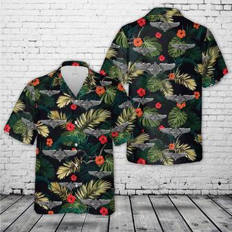 Air Force Hawaiian Shirt, Us Air Force Flight Engineer Wings (Basic) Hawaiian Shirt, Air Force Aloha Shirt | Newhawaiianshirts AU