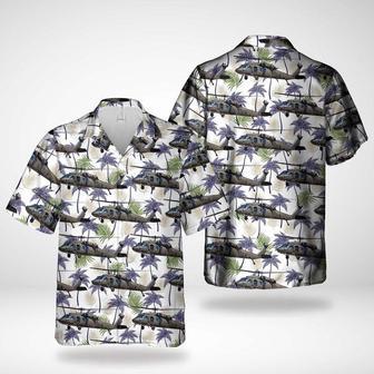 Air Force Hawaiian Shirt, Puerto Rico Air National Guard Sikorsky Black Hawk Hawaiian Shirt, Air Force Aloha Shirt | Newhawaiianshirts UK