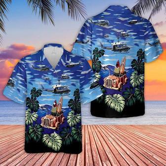 Air Force Hawaiian Shirt, Us Air Force Bell Twin Huey Helicopter Squadron Hawaiian Shirt, Air Force Aloha Shirt | Newhawaiianshirts CA