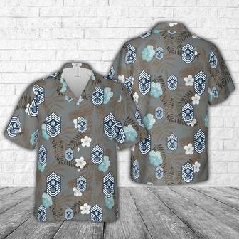 Air Force Hawaiian Shirt, Us Air Force Chief Master Sergeant Of The Air Force Insignia Hawaiian Shirt, Air Force Aloha Shirt | Newhawaiianshirts AU