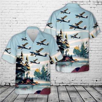 Air Force Hawaiian Shirt, Us Air Force De Havilland Canada Twin Otter Hawaiian Shirt, Air Force Aloha Shirt | Newhawaiianshirts CA