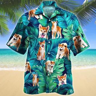 Akita Dog Lovers Hawaiian Style For Summer Hawaiian Shirt, Farm Hawaiian Shirt, Farmer Hawaii | Newhawaiianshirts AU