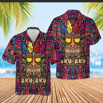 Aku Aku Tiki Hello Summer Aloha Hawaiian Shirts | Newhawaiianshirts AU