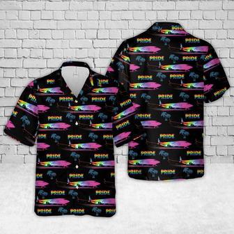 Alaska Fly With Pride Hawaiian Shirt For Gaymer, Lesbian Hawaiian Shirt For Pride Month | Newhawaiianshirts UK