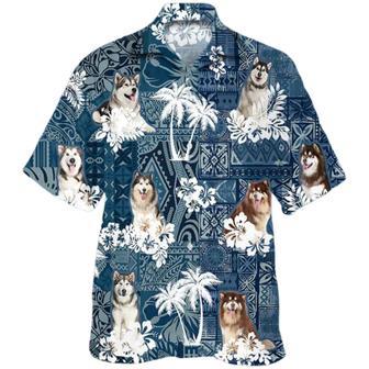 Alaskan Hawaiian Shirt Full Printed Dog Hawaiian Shirts For Travel Summer, Hawaiian Dog Shirt | Newhawaiianshirts