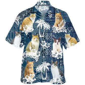 All Over Print Cat Hawaiian Beach Shirt For Men And Woman, Summer Aloha Cat Shirt, Cat Lover Present | Newhawaiianshirts UK