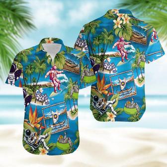 Amazing Astronaut Christmas Hawaiian Aloha Shirts | Newhawaiianshirts UK