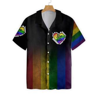 Amazing Lgbt Hawaiian Shirt, Love Is Love Rainbow T Shirt, Gift For Pride Month | Newhawaiianshirts