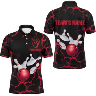 American Bowling Thunder Multicolor Option Customized Name Shirt, Gift For Bowler - Monsterry DE
