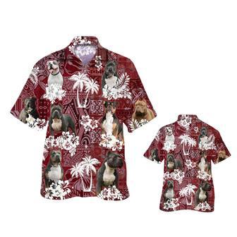 American Bully Dog Hawaiian Shirt, Hawaii Shirt For Dog Lover, Dog In Hawaii Aloha Beach Shirt | Newhawaiianshirts AU