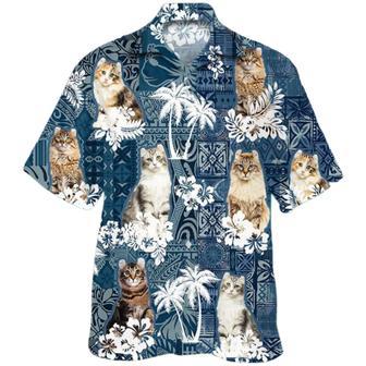 American Curl Green Tropical Hawaiian Shirt For Men, Cat Hawaiian Shirt For Women, Hawaii Shirt | Newhawaiianshirts AU