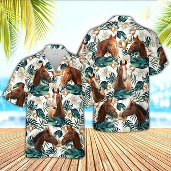 American Quarter Horse Hawaiian Shirt, Farm Hawaiian Shirt, Farmer Hawaii | Newhawaiianshirts AU