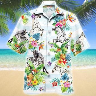 Appaloosa Horse Hawaiian Theme Pineapple Tropical Flower Hawaiian Shirt, Farm Hawaiian Shirt, Farmer Hawaii | Newhawaiianshirts CA