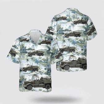 Army Hawaiian Shirt, Us Army Diamond T With Trailer Hawaiian Shirt | Newhawaiianshirts CA