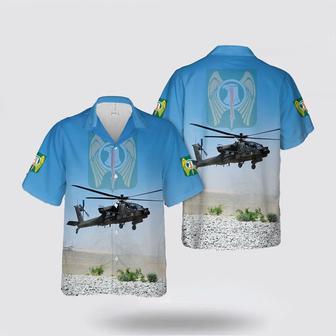 Army Hawaiian Shirt, Us Army Attack Reconnaissance Battalion Iron Dragons Apache Hawaiian Shirt | Newhawaiianshirts UK