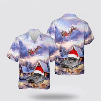 Army Hawaiian Shirt, Us Army Bradley Fire Support Team Vehicle Christmas Hawaiian Shirt | Newhawaiianshirts AU