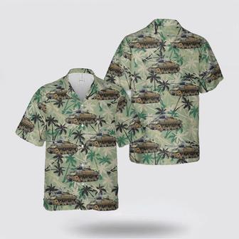 Army Hawaiian Shirt, Us Army Easy Eight Sherman Tank Hawaiian Shirt | Newhawaiianshirts